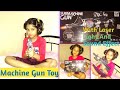 Machine Gun Toy With Laser Light And Sound Effect Toy Gun Review Unboxing And PlayingToy Machine Gun