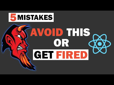 5 React useState Mistakes YOU MUST AVOID