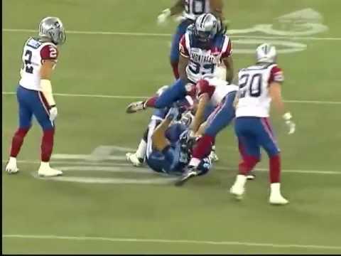 2009-10-03 Montreal Alouettes vs Toronto Argonauts action