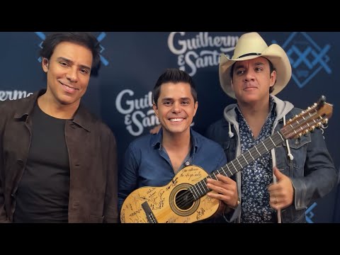 Wellington Assis e Guilherme & Santiago cantando “Saudade da Minha Terra” em Itapagipe, MG
