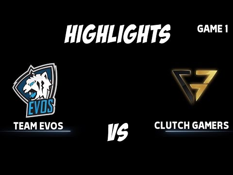 Team EVOS vs Clutch Gamers GAME 1 ProDota Cup Southeast Asia #4