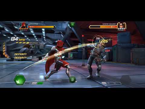 marvel contest of champions - 6 star guillotine vs ROL winter soldier