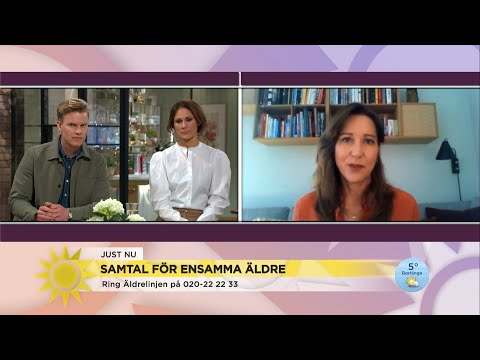 Samtal för ensamma äldre: ”Man kan prata om både stort och smått” - Nyhetsmorgon (TV4)