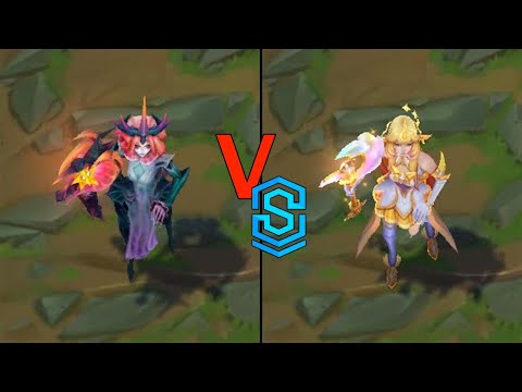 Flora Fatalis Soraka VS Prestige Star Guardian Soraka