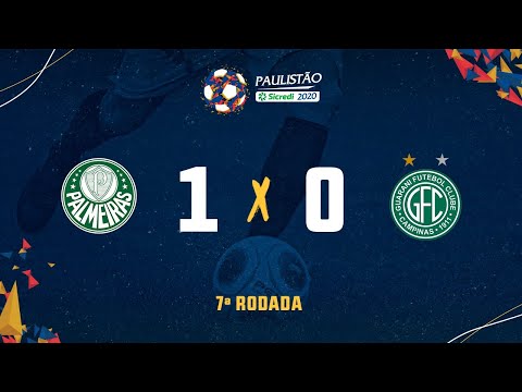 Palmeiras 1 x 0 Guarani- 7ª rodada do Paulistão Sicredi 2020