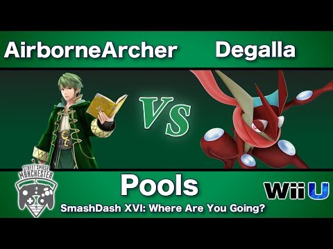 SmashDash XVI - AirborneArcher (Robin) Vs. Degalla (Greninja) - Pools