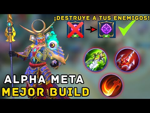 La mejor Build para Alpha te llevará a Mítico! - Mobile Legends Bang Bang