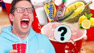 The Try Guys Play Beer Pong With Gross Drinks
