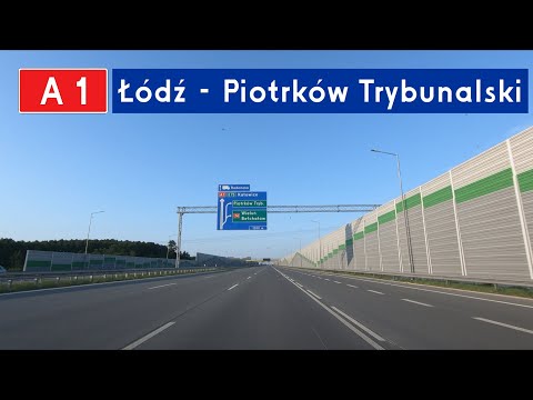 A1 Łódź - Piotrków Trybunalski (Autostrada Bursztynowa)