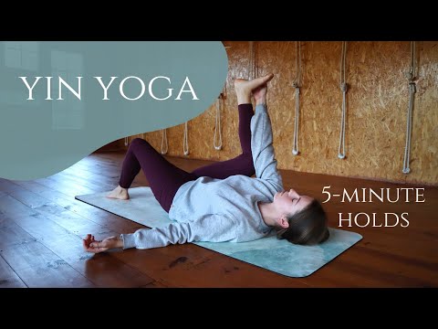 Yin Yoga Class 30-min with 5-min Holds || Yin Yoga Long Hold Deep Stretch for the Lower Body