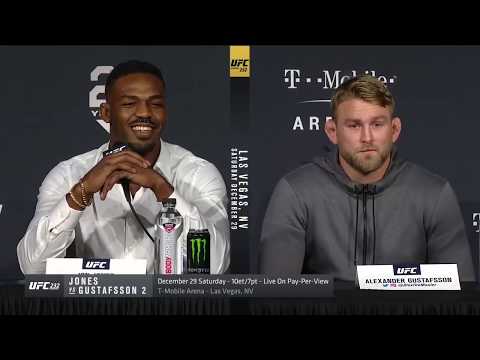 Jon Jones vs Alexander Gustafsson TRASH TALK (UFC 232 Press Conference)