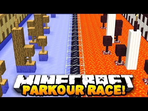 Preston - Minecraft PRESTONPLAYZ vs LACHLAN PARKOUR! - 1v1 Race Parkour Race