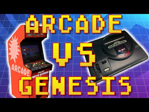 Arcade vs. Sega Genesis! *24 GAMES* Covered!
