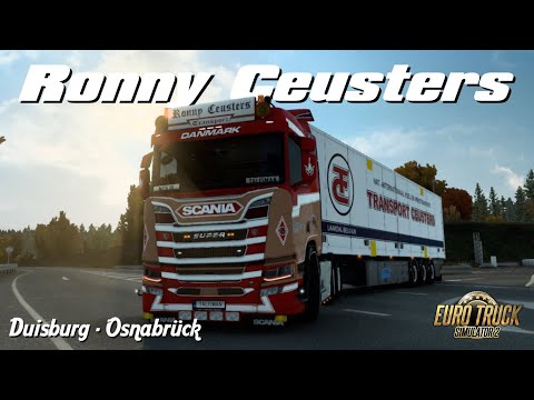 Ronny Ceusters! | Euro Truck Simulator 2 | Duisburg - Osnabruck | Scania R730 V8 Next-Gen | #19