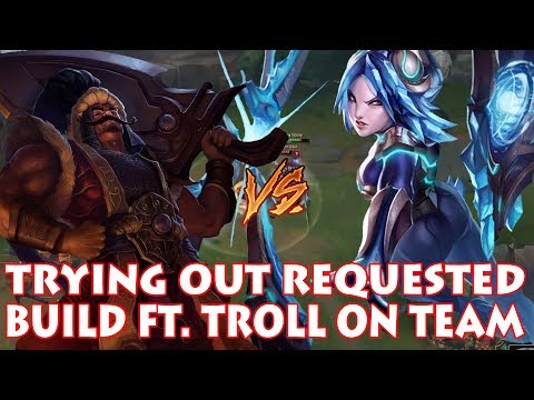 TRYNDAMERE VS IRELIA: MASTER/DIAMOND SOLOQ - PRACTICE BUILD & I ACTUALLY BLAME TEAMMATE [Patch 7.12]