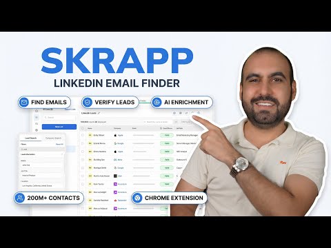Find & Verify Leads with Skrapp | LinkedIn Email Finder & AI Lead Enrichment Tool
