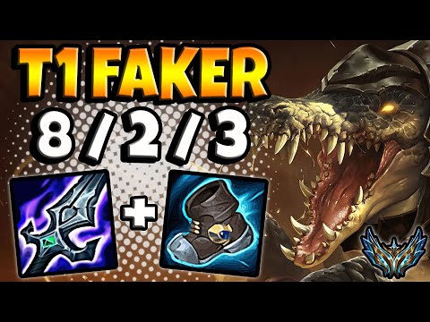 T1 Faker Renekton MID vs Ryze - Patch 12.13 Korea Challenger ✅