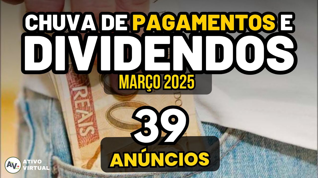 TODOS os NOVOS DIVIDENDOS de Até 8% YIELD e PAGAMENTOS DA PRIMEIRA SEMANA de Março 2025