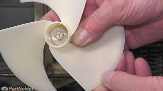 Samsung Refrigerator Repair: How to Replace the Fan Blade (Samsung # DA31-00010D)