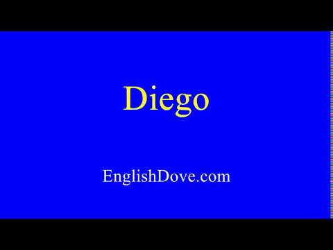 How to pronounce Diego in American English.