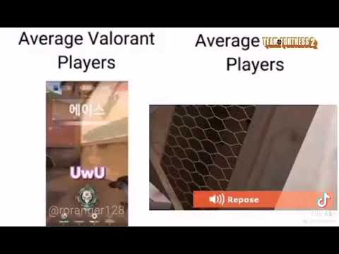 Average valorant player vs Average TF2 player