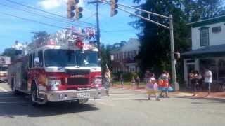 preview picture of video 'Caldwell Fire Department in Roseland Fire Department's 100th Anniversary Parade ~ Sept. 7, 2013'
