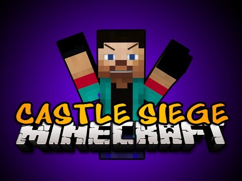 Minecraft: "CASTLE SIEGE PVP MINIGAME" w/NoahCraftFTW & Friends!