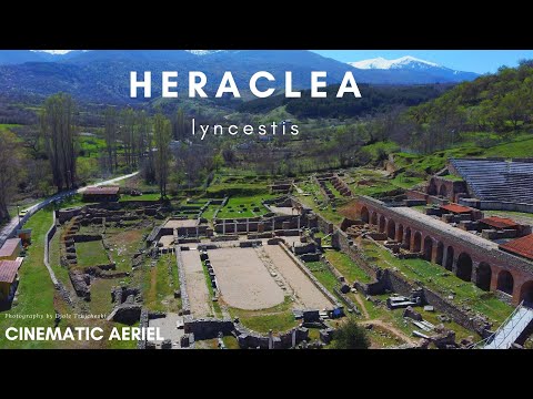 Drone flight over the Heraklea Lyncestis,Bitola 🇲🇰 made by Fimi X8 drone 4K