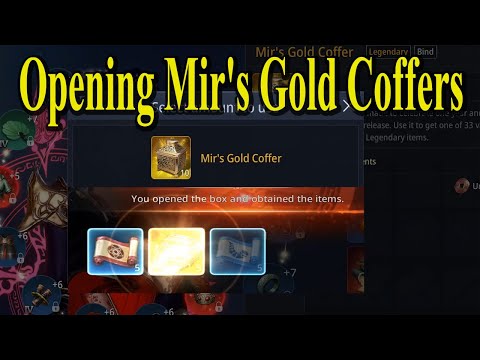 [SEA] - Mir 4 - Opening 20x Mir's Gold Coffers - What Would I Have???