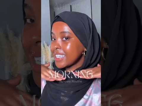 ✨ morning skincare routine for glowing skin | black women #beauty #glassskin #tiktokcompilation