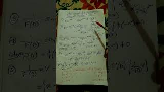 Short method of finding particular integration