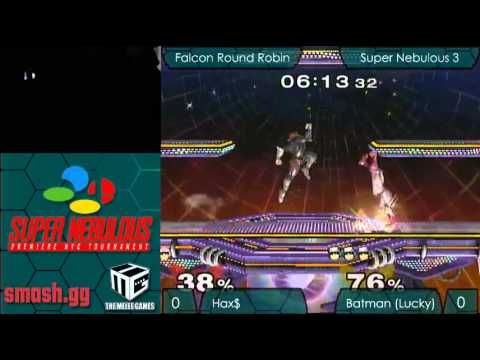 SN3 Falcon RR - Lucky (Captain Falcon) vs Hax$ (Captain Falcon)