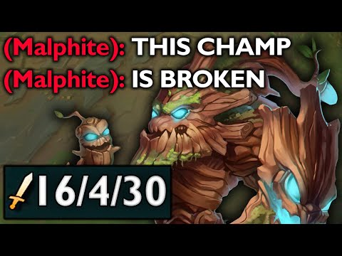 NEW MAOKAI CHANGES MAKE HIM 1V5 JUNGLE MONSTER (90,000 DAMAGE)