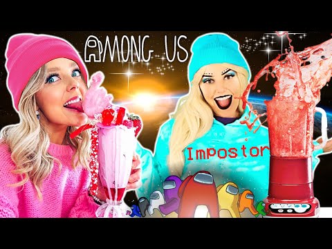 Among Us in Real Life MILKSHAKE CHALLENGE With JESTER vs BEST FRIEND *GONE WRONG* Jenn Barlow LIVE