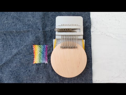 Getting Started with a Speedweve Style Mending Loom | Snuggly Monkey