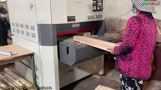 CHÀ NHÁM THÙNG 7 TẤC TRUNG QUỐC TẢI NẶNG WM-700RP, nhám thùng 2 trục Woodmaster