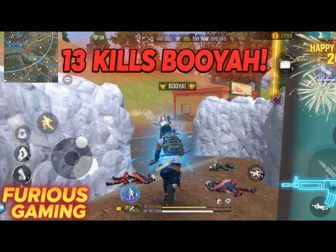 13 KILLS TO INSANE BOOYAH! 🔥 Furious Gaming Free Fire