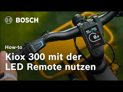 How-to | Kiox 300 und LED Remote nutzen | Bosch eBike Systems