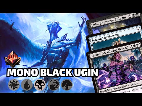 ⚫Mono Black Ugin Rolls Opponents! | MTG Arena Standard Mythic Ranked