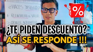 ¿Te piden descuento todo el tiempo? Cómo vender sin regateos y cobrar lo que mereces.