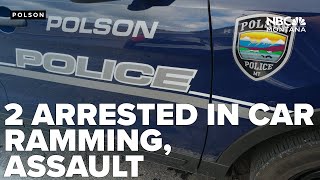 Two in custody for allegedly ramming a pickup truck in Polson