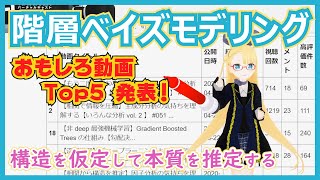  - 【構造を仮定→本質を推定】階層ベイズモデリング - 具体例とともに紹介。面白い動画はどれ！？【いろんな分析 vol. 7 】 #065 #VRアカデミア