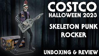 COSTCO Halloween 2023 Punk Rocker Skeleton Unboxing And Demo