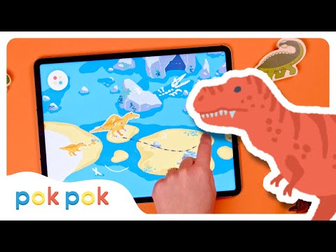 Dinosaurs 🦖 | Toddler Learning | Pok Pok
