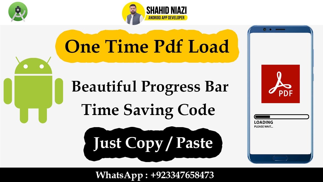 how to download pdf from url android studio (Java) || One Time Pdf load in android studio