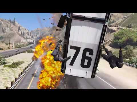 GTA 5 RAVAGING APOCALYPSE SCARAB CRASHES   IMPACT COMPILATION #32