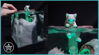 Predator Rising: The Death Shark from the Abyss | AmazingTrungX DIY Epoxy Resin Diorama