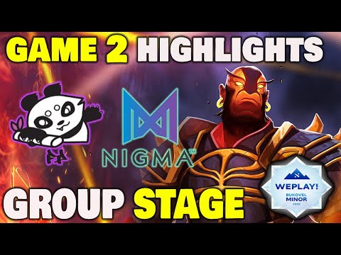 FIGHTING PANDAS VS NIGMA GAME 2 WePlay! Bukovel Minor 2020