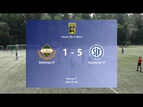 230708 Byttorps IF - Sjuntorps IF, Höjdpunkter