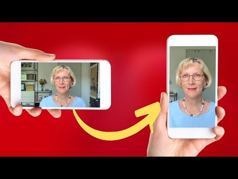 So einfach: Querformat Video in Hochformat ändern